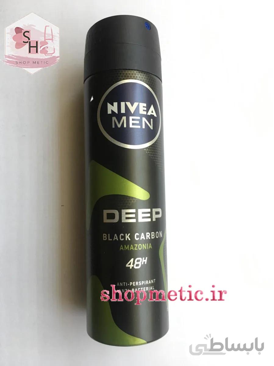 اسپری ضد تعریق دیپ بلک کربن نیوا Deep Black Carbon حجم 150ml