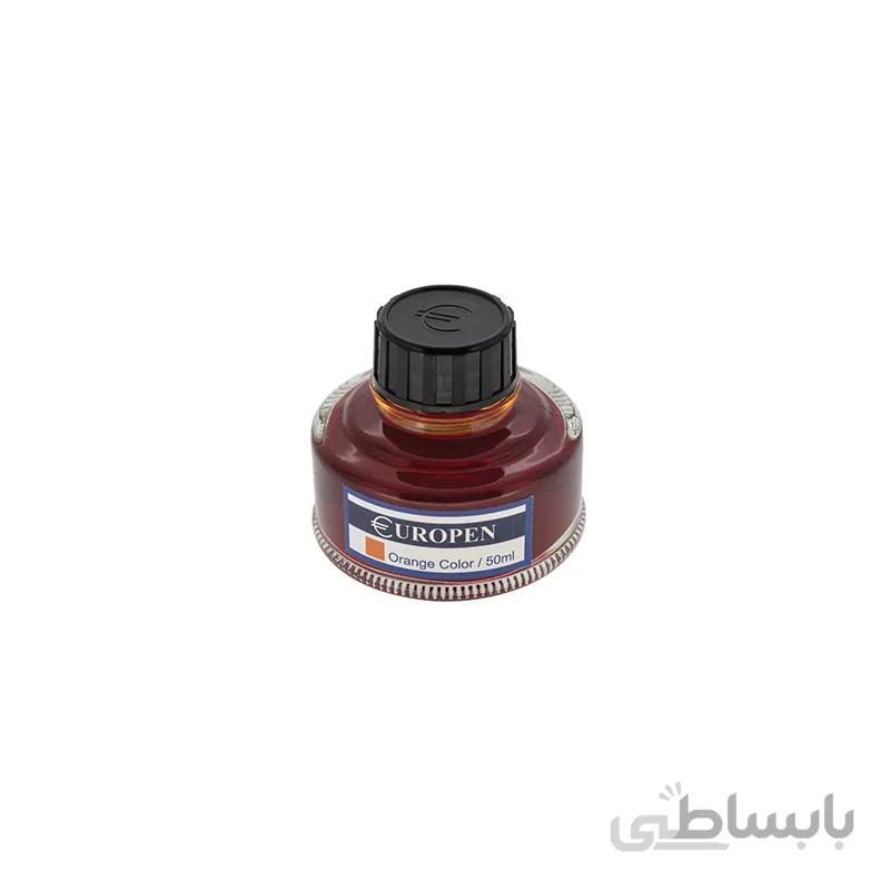 جوهر خودنویس یوروپن مدل Ink Bottle نارنجی
