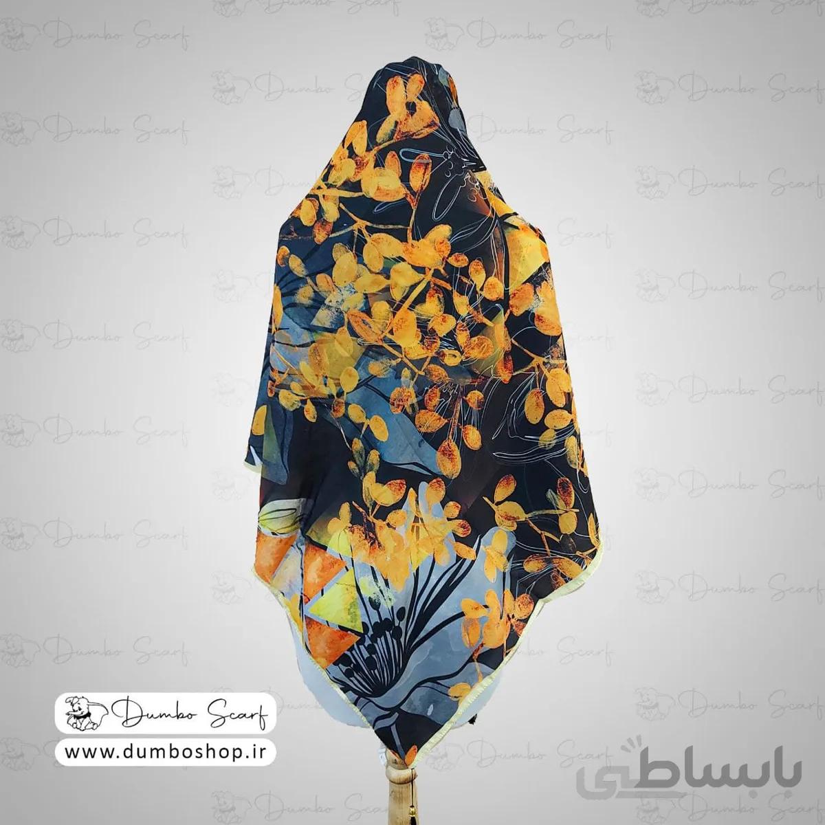 ✅روسری کرپ منگوله دار