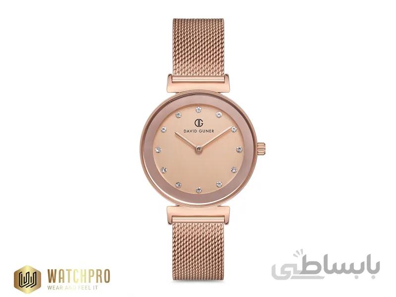 ساعت مچی زنانه دیوید گانر مدل DG-8157LC-C5
