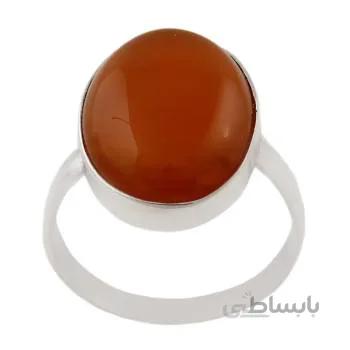 انگشتر نقره مردانه مدل عقیق و حرز شرف الشمس کد AM_1321