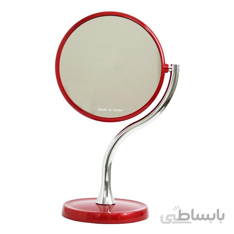 آینه رومیزی قرمز کره ای 7X مدل HM-461