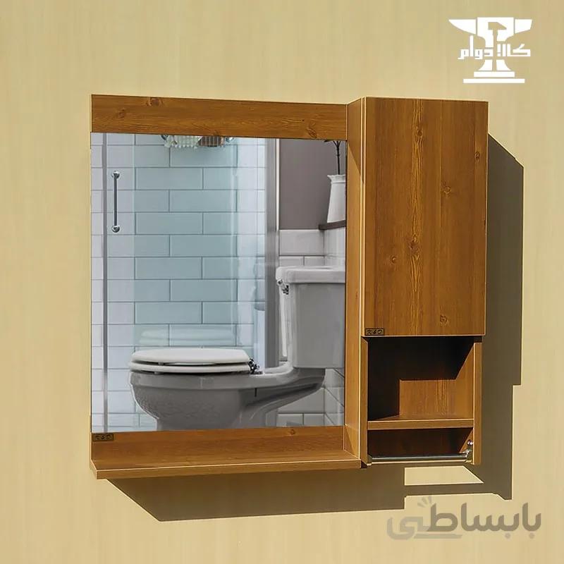 آینه و باکس طرح چوب آنتیک چام | مدل ۴۰۰۰ با ارتفاع ۷۰