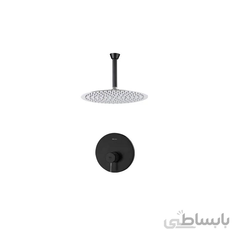 شیر حمام توکار KWC مدل زو تیپ یک مشکی