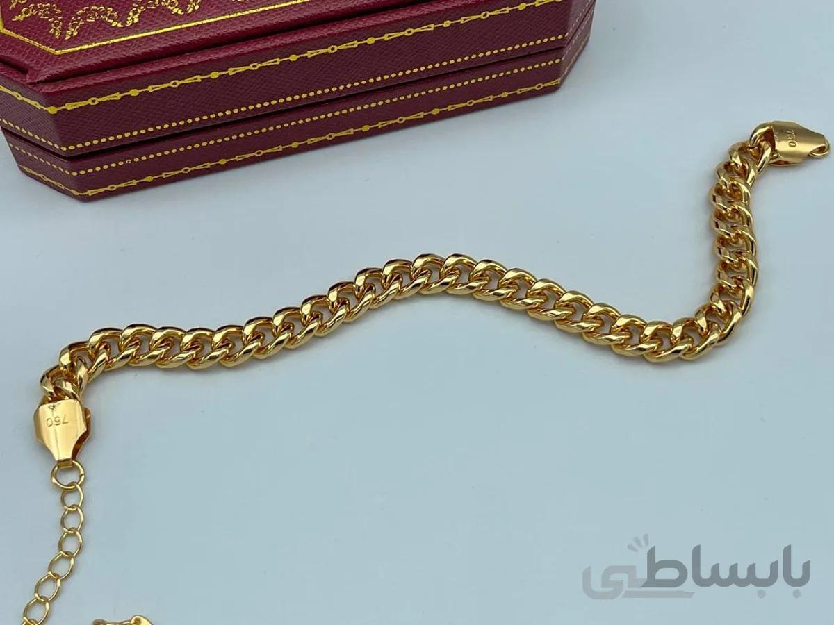 پابند کارتیر باریک طلایی
