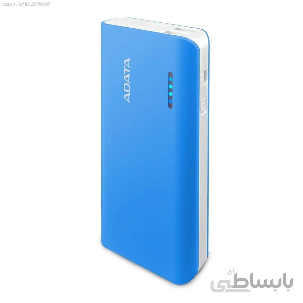شارژر همراه ای دیتا مدل PT100 ظرفیت 10000 میلی آمپر ساعت ا Adata PT100 10000mAh Power Bank