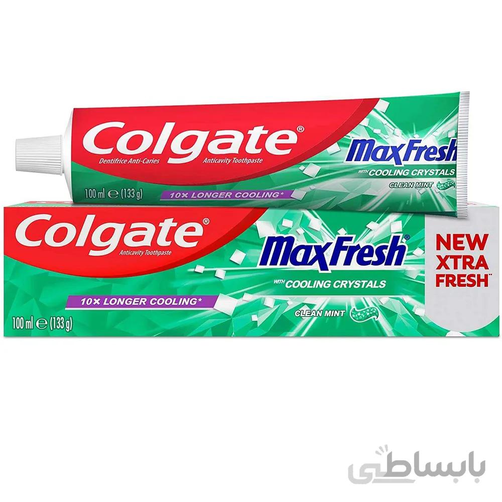 خمیر دندان کلگیت Colgate سری Max Fresh مدل Clean Mint