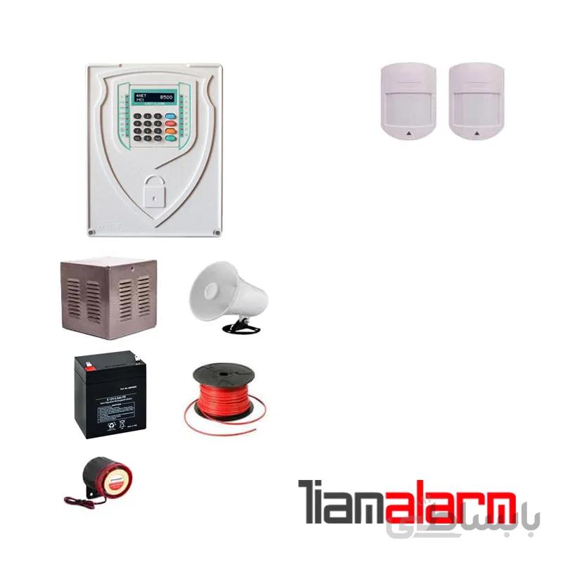 پکیج دزدگیر اماکن با سیم مدل فورنت سیم کارتی و تلفنیB500H62