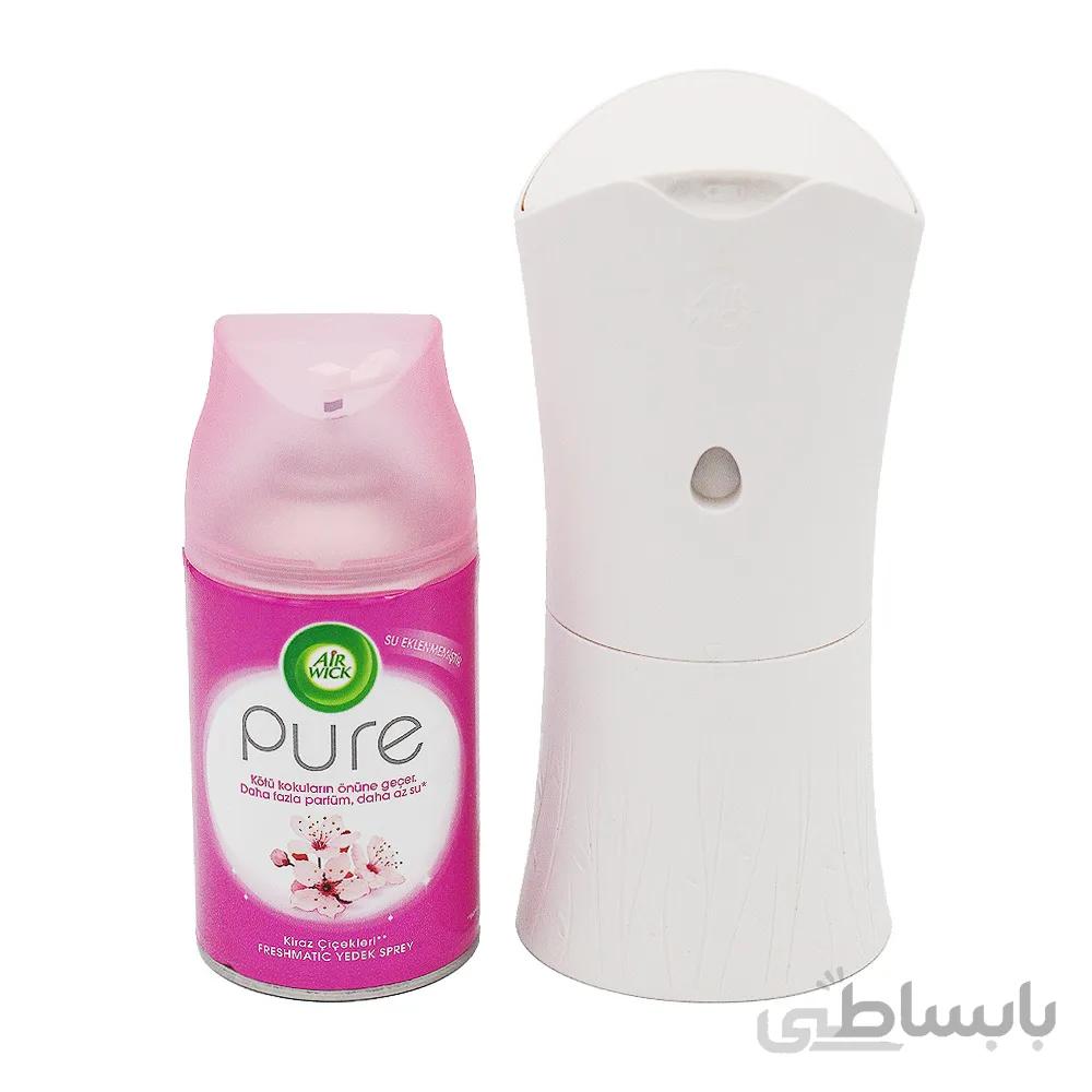 دستگاه خوشبو کننده اتوماتیک هوا pure + اسپری خوشبو کننده pure