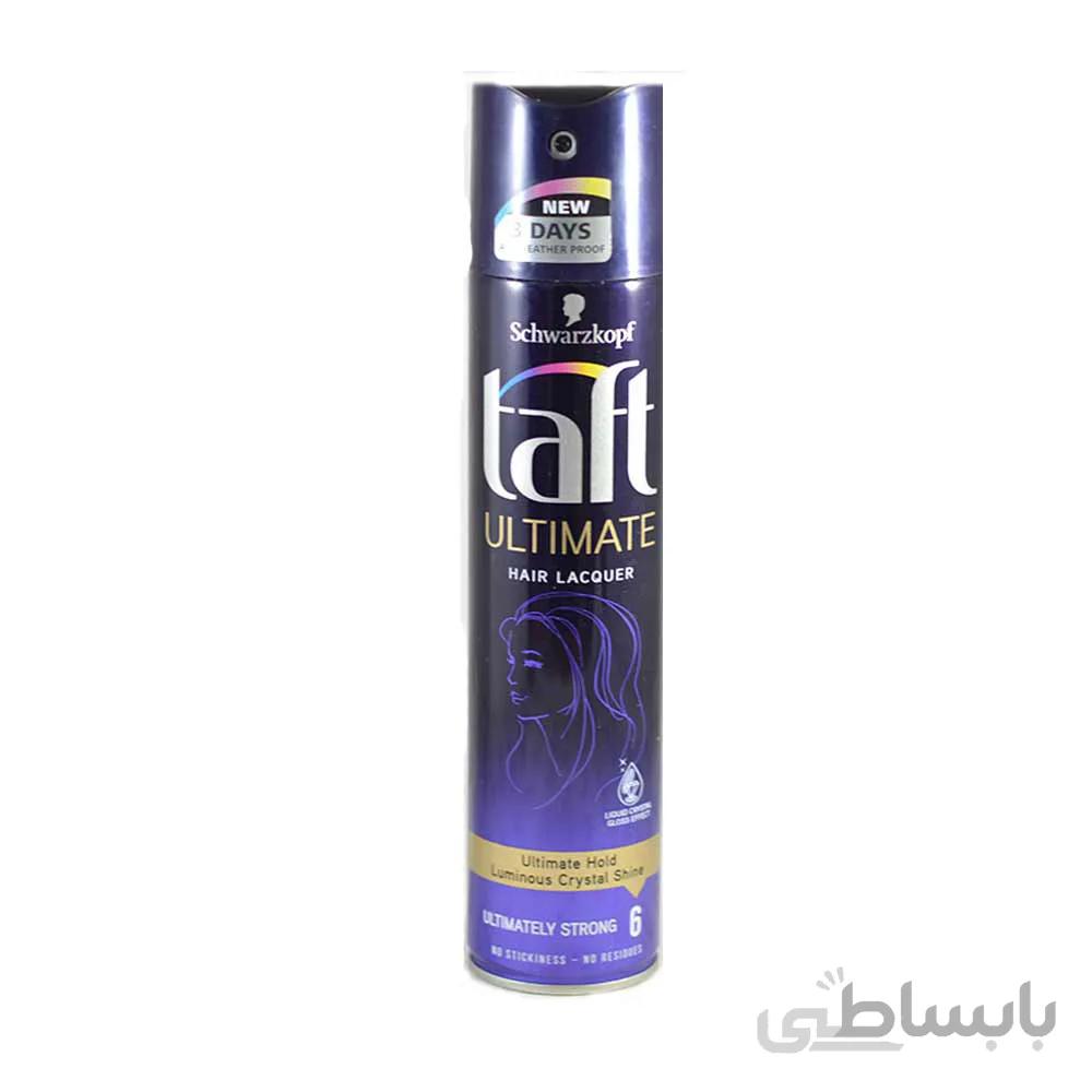 اسپری حالت دهنده مو تافت آلتیمیت مدل Taft Ultimate حجم ۲۵۰ میلی لیتر