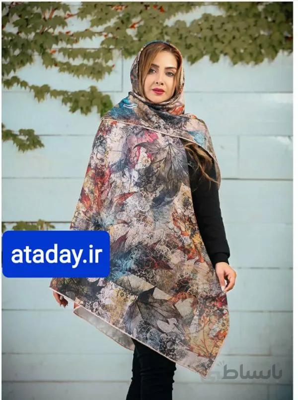 روسری نخی طرح نسیم