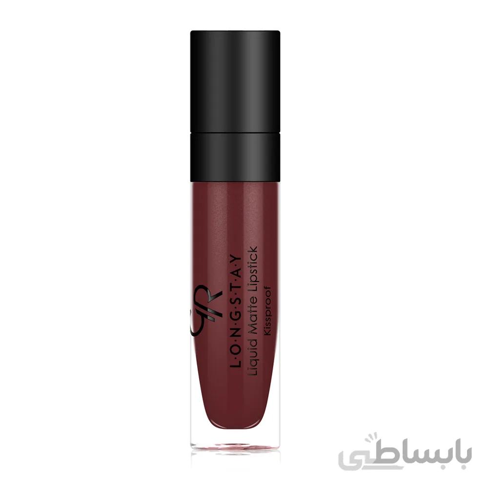 رژ لب مایع مات بادوام گلدن رز شماره 12 ا Golden Rose Long stay Liquid Matte Lipstick No. 12