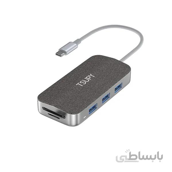 هاب 7 پورت USB-C تی سا پی مدل AC-T03