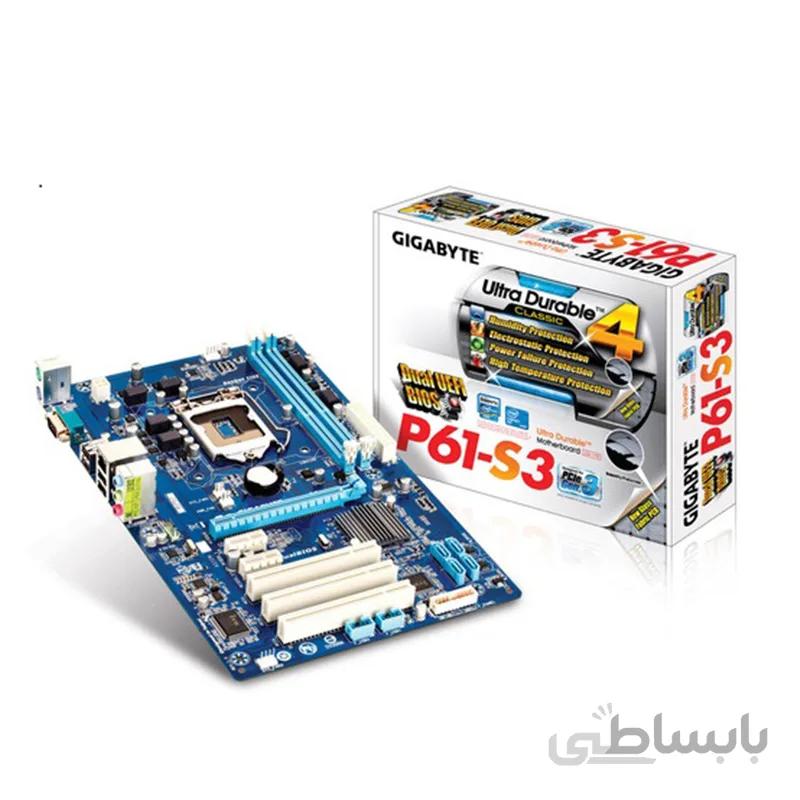 باندل Gigabyte P61-S3 + Intel Core i3 2100
