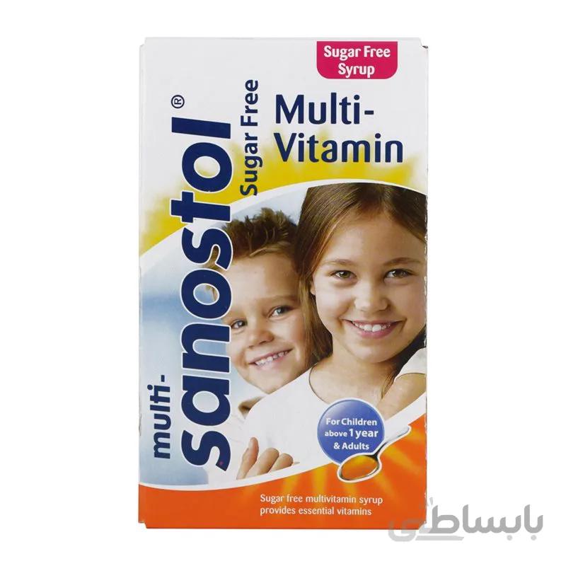 شربت مولتی ویتامین سانستول بدون قند ا Multi Vitamin Sanostol Sugar Free