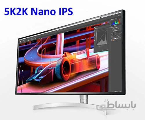مانیتور ال جی 34 اینچ مدل 34WK95U-W بسیار عریض با کیفیت 5K
