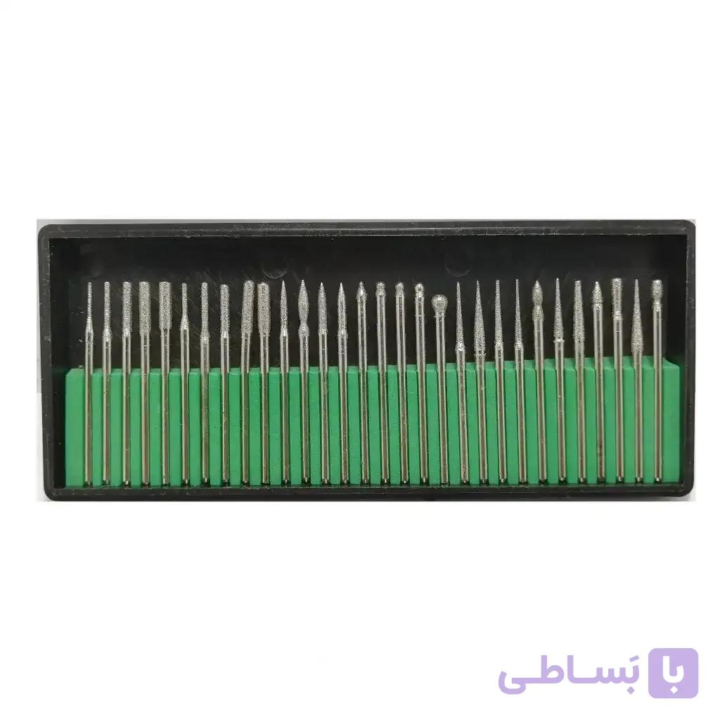 ست سوهان ناخن با ۳۰ سر قلم متفاوت