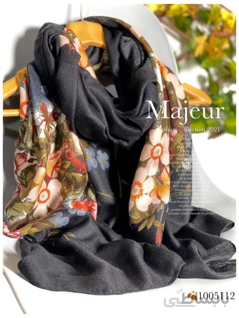شال کشمیر نخ پاییزه مدل گوچی گل کد 3948150