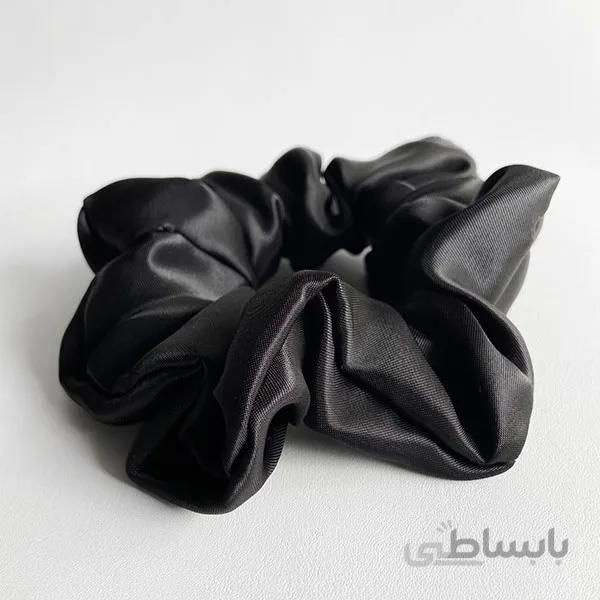 اسکرانچی ساتن مشکی ا Scrunchies
