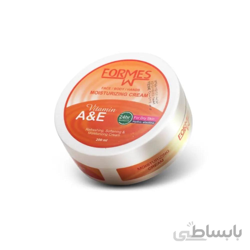کرم کاسه ای ابرسان و مرطوب کننده فورمس حاوی روغن ویتامین A و E