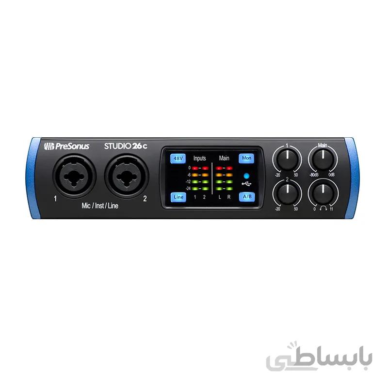 کارت صدا پریسونوس PreSonus Studio 26c آکبند