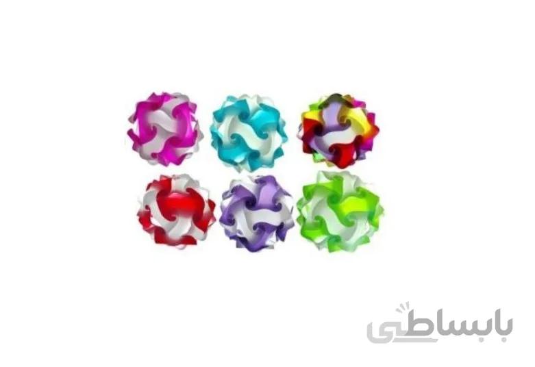 لوستر فانتزی طرح پامچال هفت رنگ