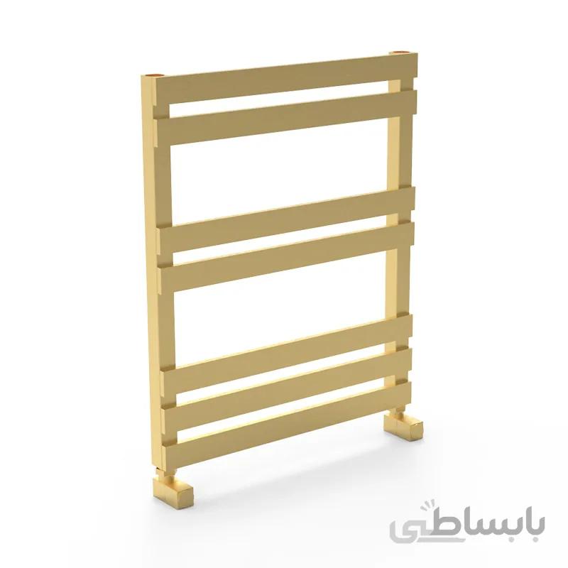 حوله خششک کن استیل فلت رو کار طلایی مات
