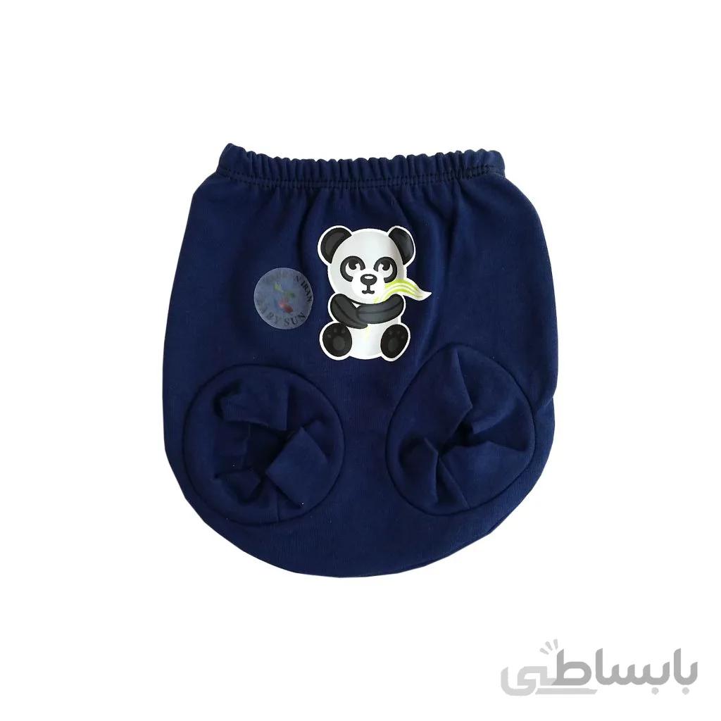 شورت نوزادی بی بی سان طرح پاندا