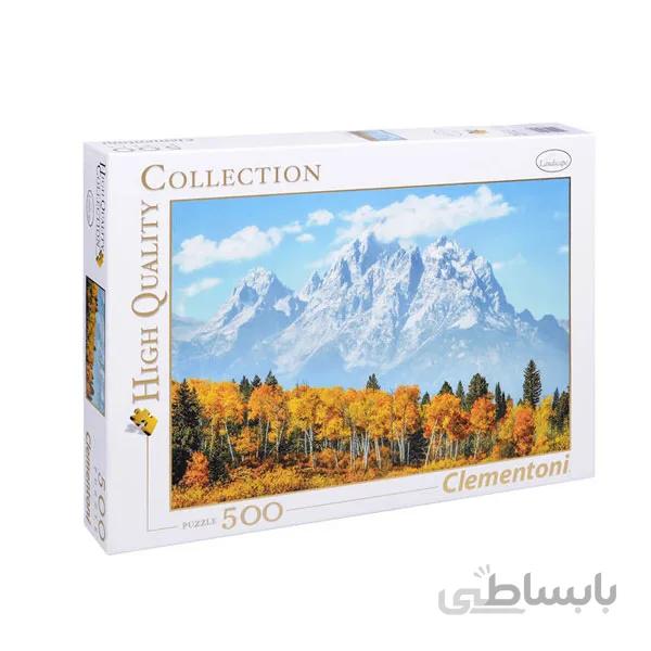 پازل 500 تکه کلمنتونی مدل Grand Teton in fall کد 35034