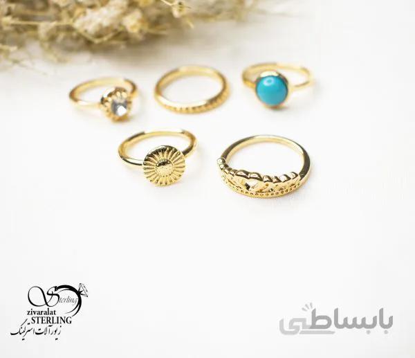 پک انگشتر زنانه کد 5578