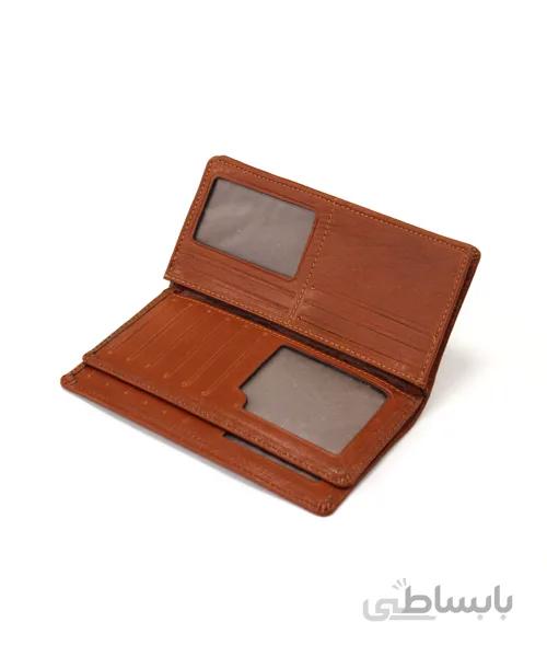 کیف پول کتی مردانه چرم طبیعی آروین چرم کد AR-233