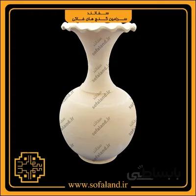 گلدان توپی لب چین سفالند