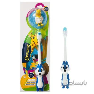 مسواک کودک مدل سنجاب خوشحال کانفیدنت بسیار نرم ا Confident Kids Toothbrush