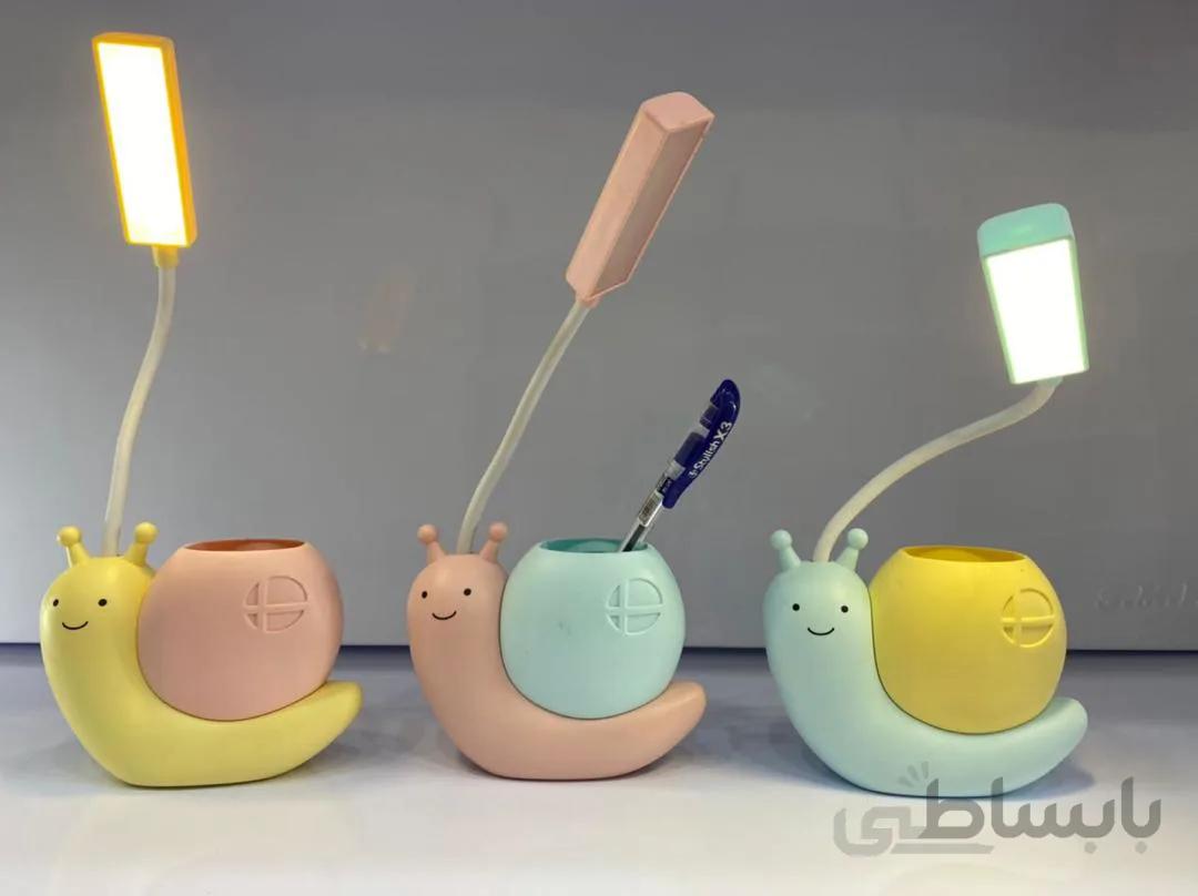 چراغ مطالعه عروسکی مدل حلزون