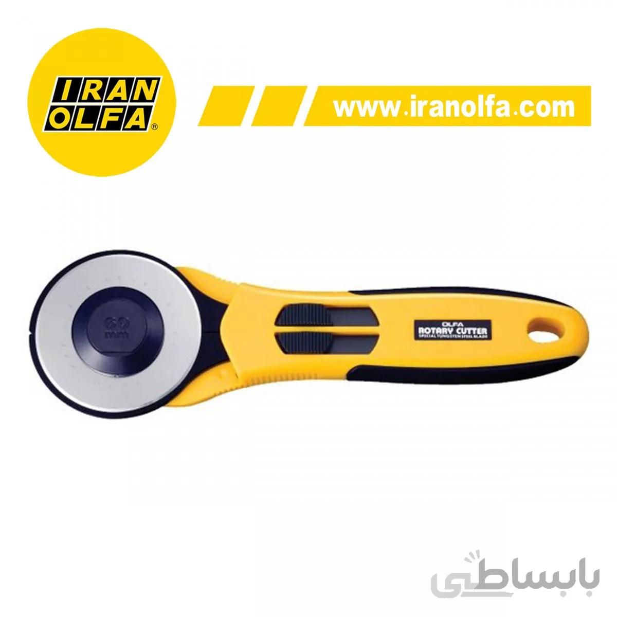 کاتر غلتکی فوق بزرگ الفا OLFA ژاپن مدل RTY 3NS