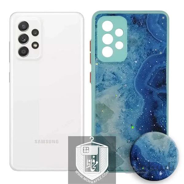 قاب آبرنگی سامسونگ Galaxy A52 / A52s پاپ سوکت دار کد SA480C