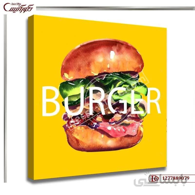 تابلو دیواری فست فود 9079 ا Fast food wall paintings 9079