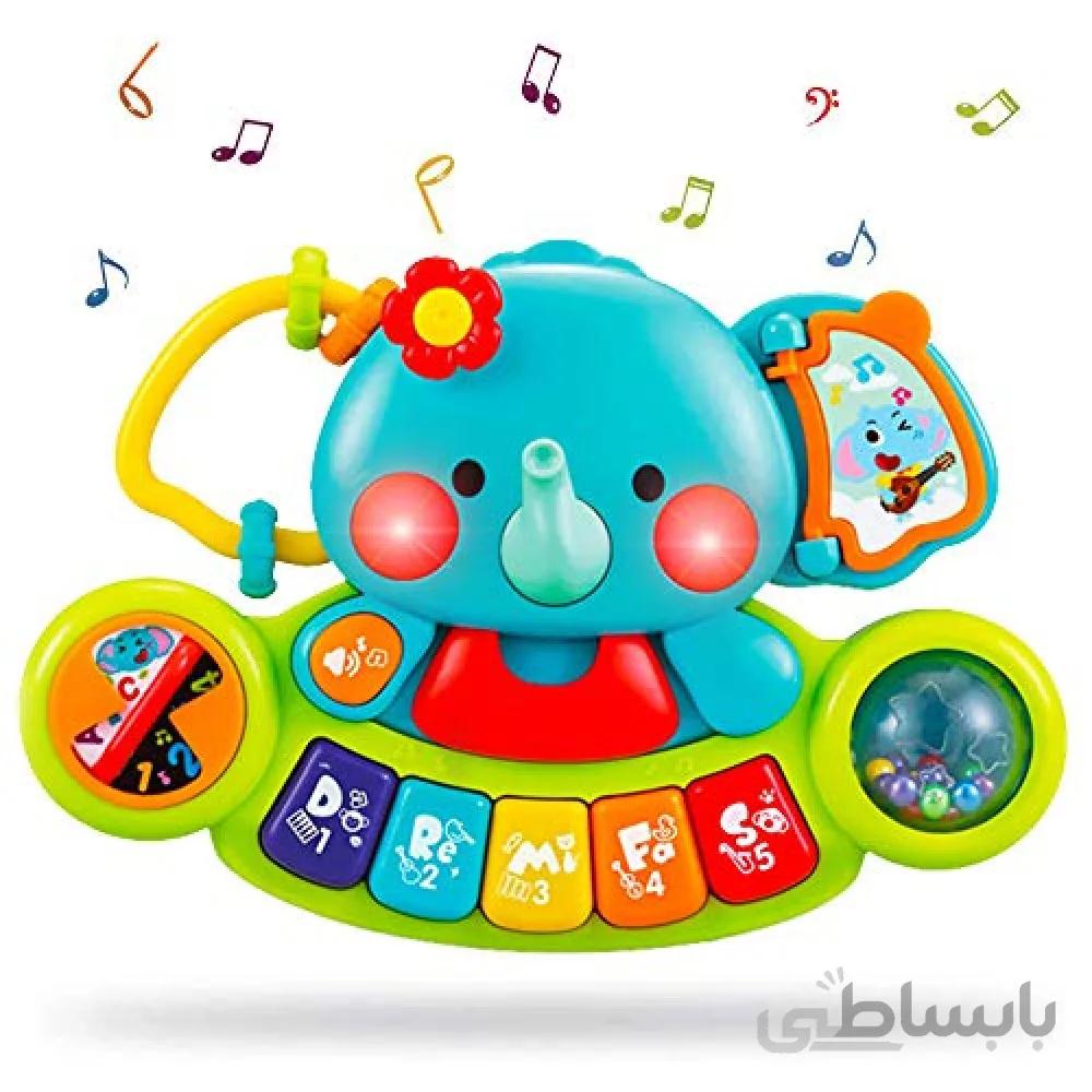 اسباب بازی پیانو فیلی موزیکال هولی تویز مدل 3135 Hola Toys Elephant Keyboard