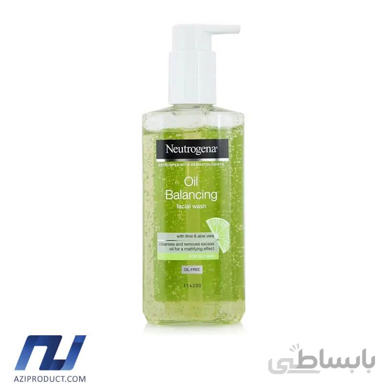ژل شستشوی صورت نوتروژینا مدل Oil Balancing حجم 200 میل