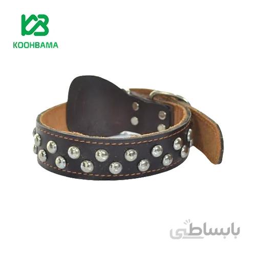قلاده چرم طبیعی مدل QDM-4