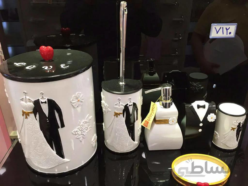 ست سرویس بهداشتی 6 پارچه کنتراست مدل 7120 ا طراحی زیبا و مدرن
