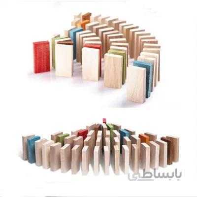اسباب بازی دومینو چوبی