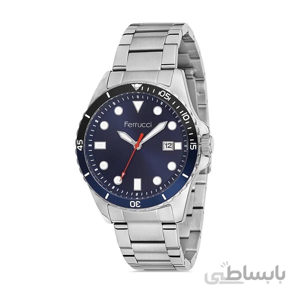 ساعت مچی عقربه ای مردانه برند فروچی Ferrucci مدل FC 13885TM.03