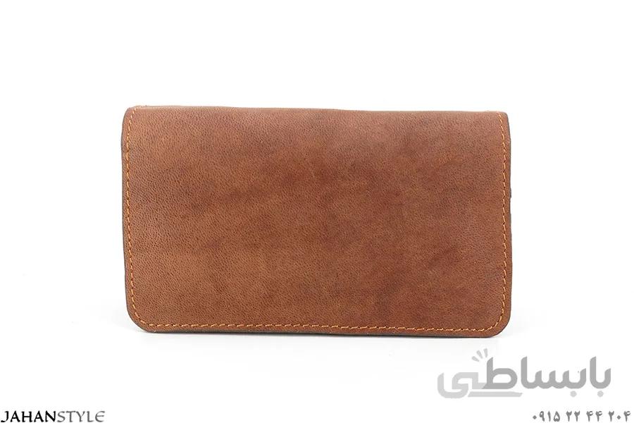 کیف دوشی کوچک زنانه چرم طبیعی قهوهای