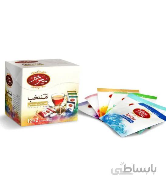 دمنوش منتخب بسته 14 عددی سحرخیز