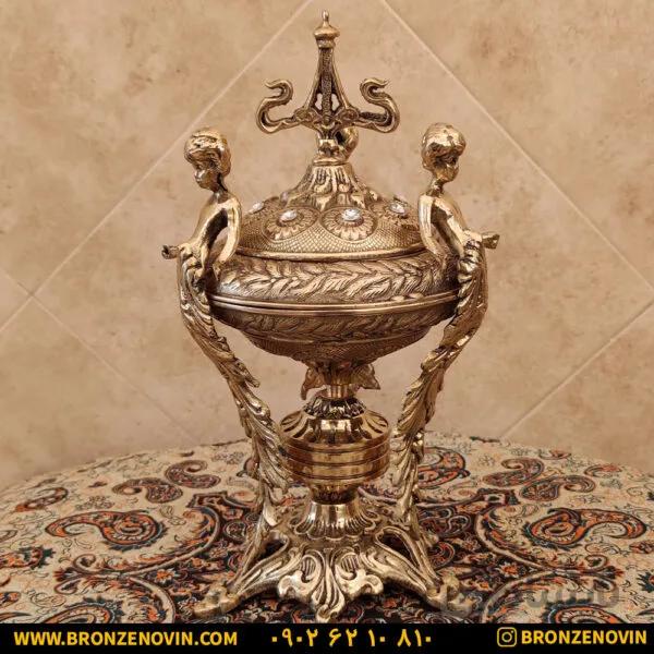 شکلات خوری برنزی طرح فرشته