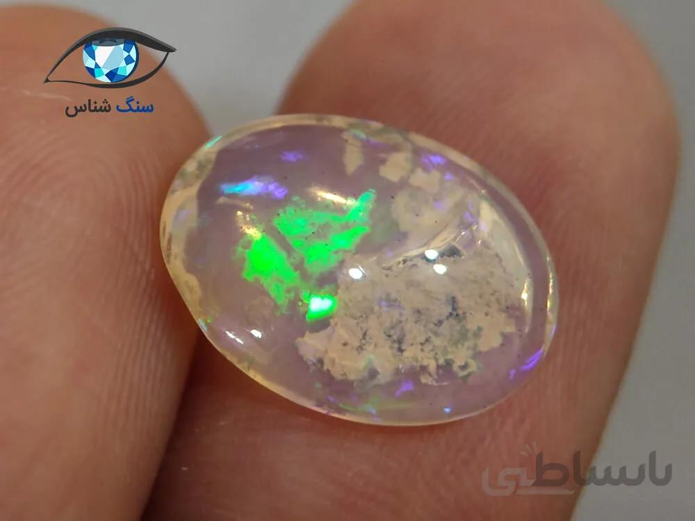 سنگ اوپال اتیوپی طبیعی 3.64 قیراط