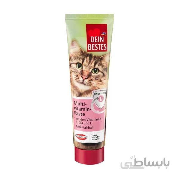 خمیر مالت گربه حاوی مولتی ویتامین دین بستس – Dein Bestes Hairball