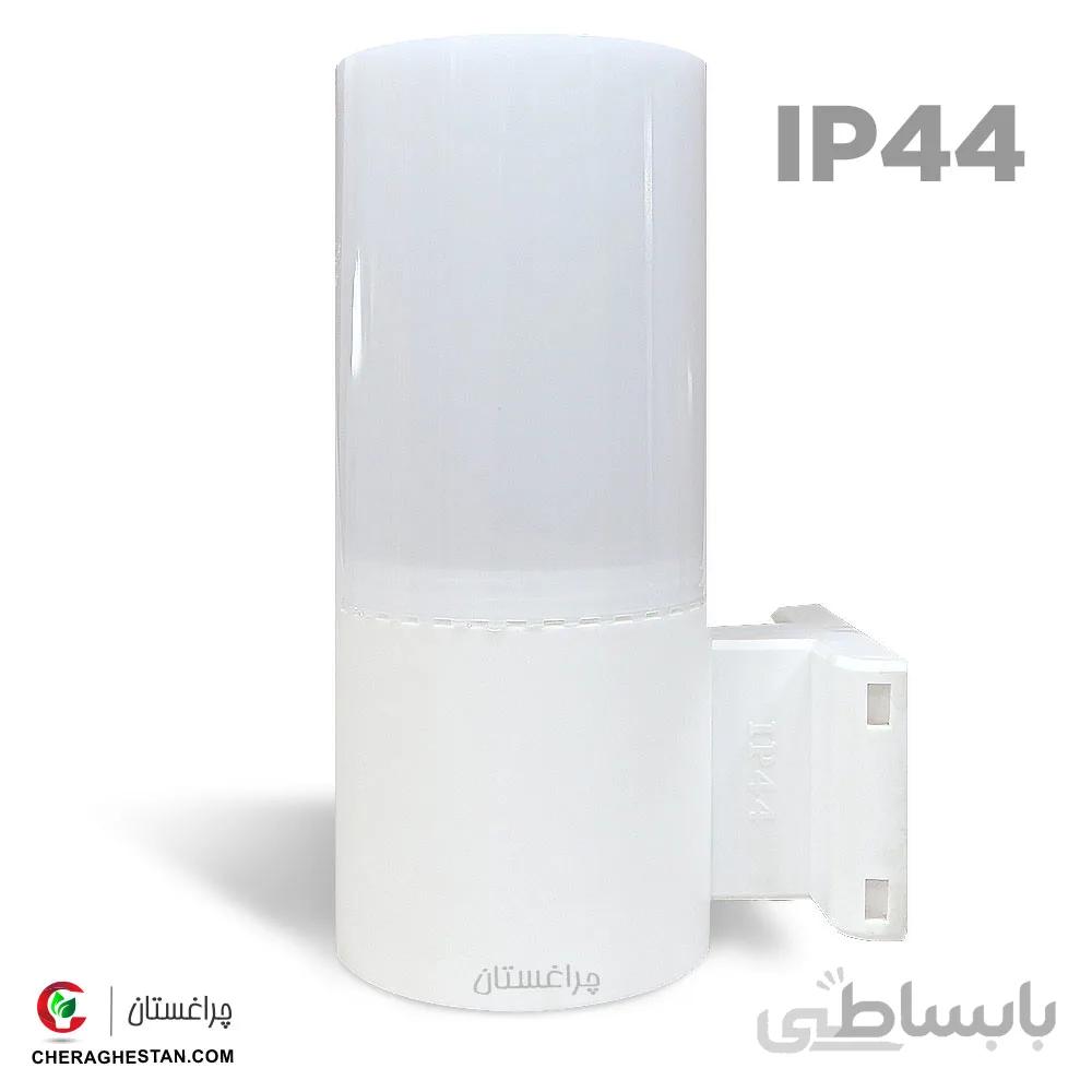 چراغ دیواری استوانه روژآوران سفید ا Rojavaran Yard Wall White IP44