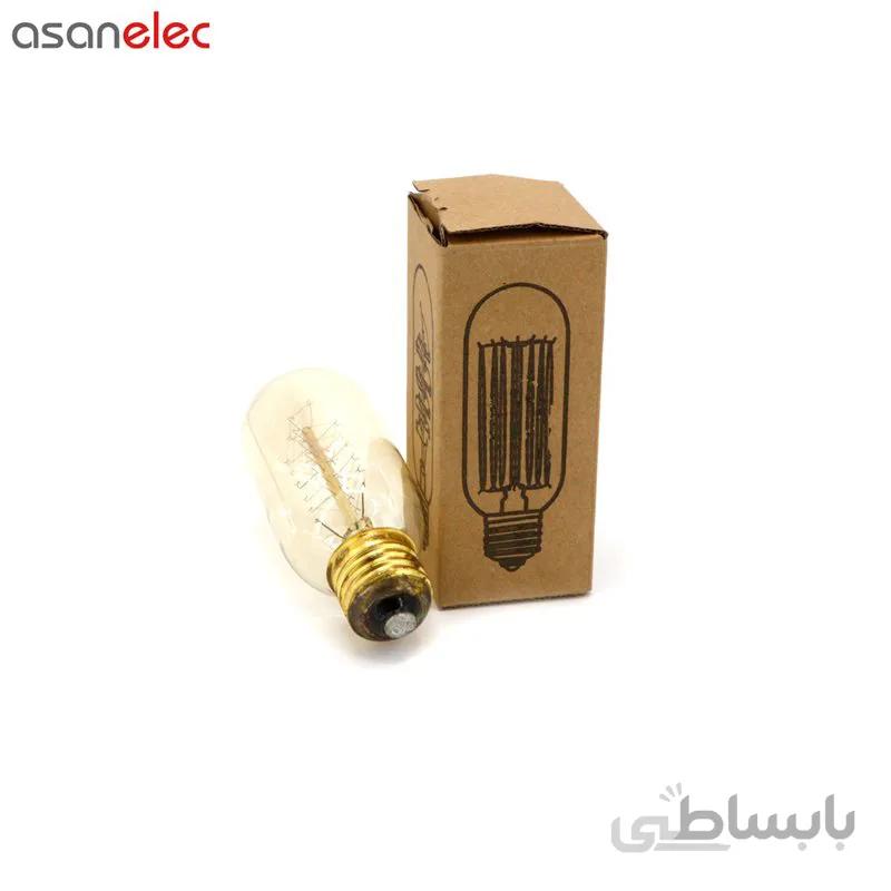 لامپ ادیسونی 40 وات مدل T45 پایه E27